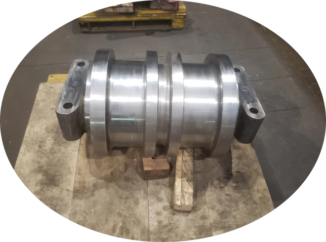 Conjunto rodillo de oruga para rotopala
